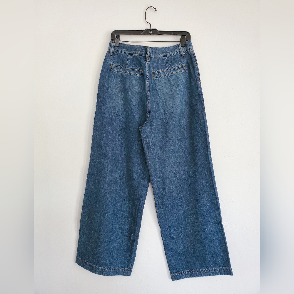 THE HARLOW WIDE-LEG JEAN IN FIELDALE WASH: AIRY DENIM EDITION - Picture 6 of 7
